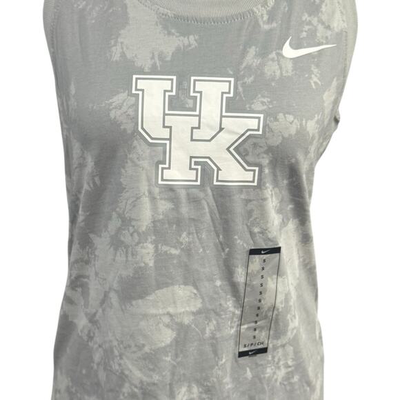 NWT! Nike Kentucky Wildcats Tonal Camo Racerback Tank Gray Top - Size Small - Picture 5 of 8